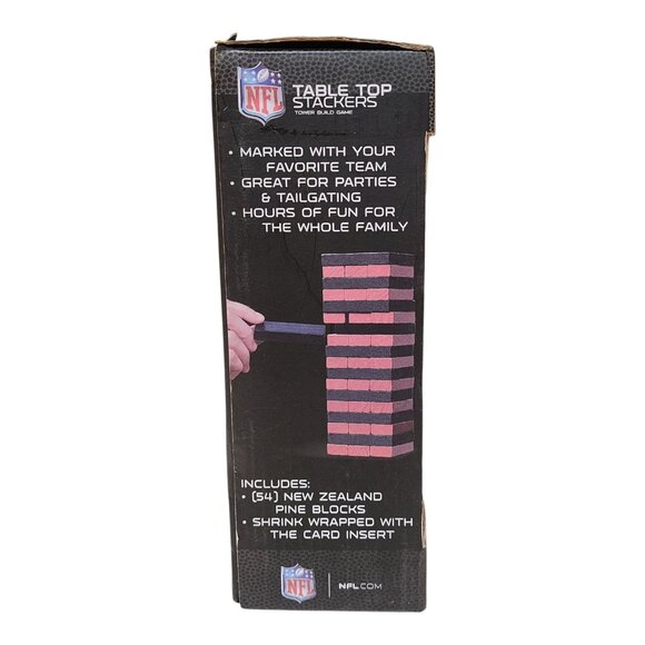 NFL New York Jets Table Top Stackers Tailgate Wood Blocks Game, NEW Sealed - Picture 7 of 10